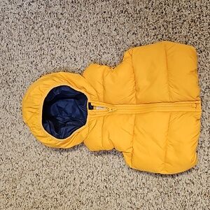 BABY GAP Yellow Puffer Vest Coat Jacket